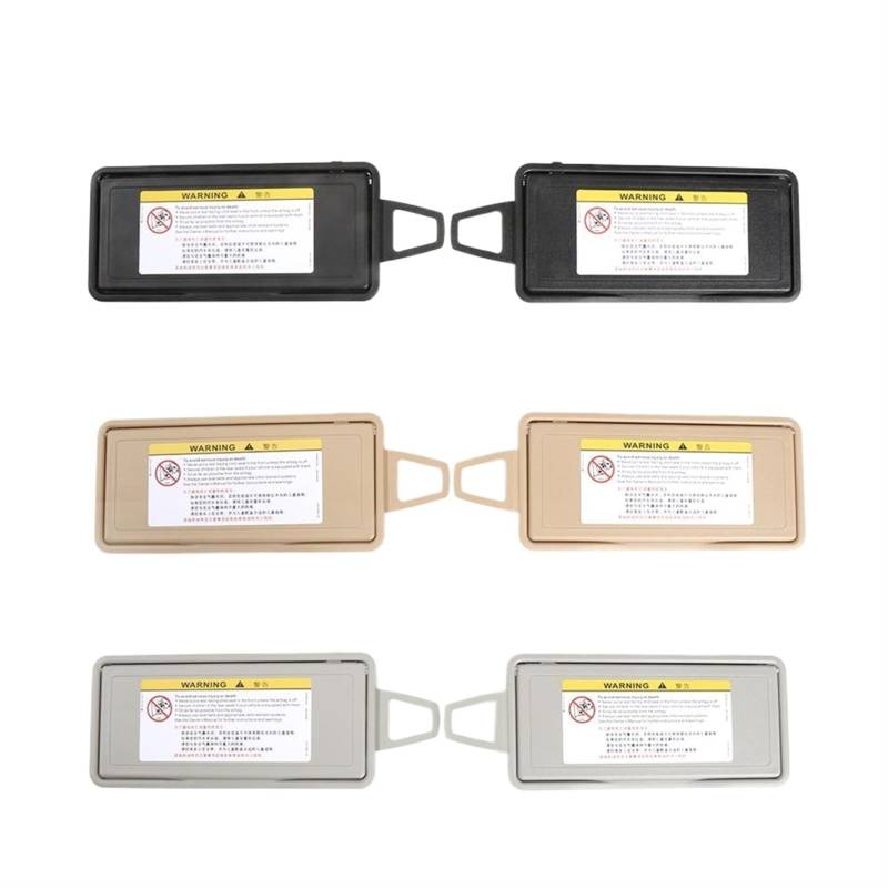 Yurefax Autoinnenausstattung Sonnenschutzvisier Make-up Kosmetikspiegelabdeckung, for Mercedes-Benz, W221 S-Klasse W216 CL-Klasse 2218104117 Schminkspiegel mit Sonnenblende(Left Black) von Yurefax