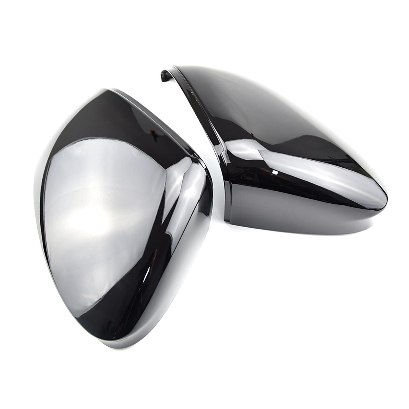 Yurefax Car Side Wing Mirror Cover, for Golf, 8 MK8 GTE GTD R Line 2020 2021 Rearview Mirror Caps with Blind Spot Assist Hole Außenspiegelabdeckungen(No Side Assist-2) von Yurefax