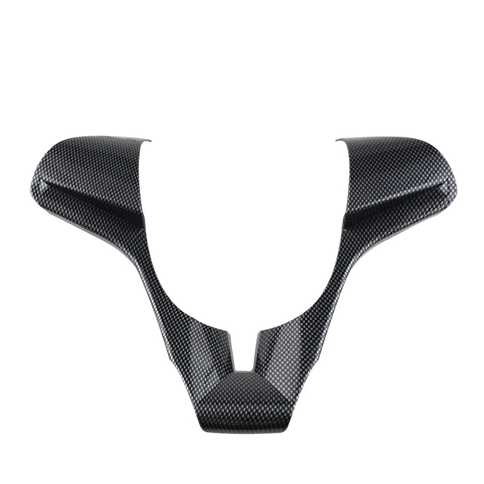 Yurefax Innenausstattung for Auto-Lenkrad-Dekoration, for Chevrolet, for Cruze Limousine Schrägheck 2009–2014, Zubehör Zierleistendeckel(Carbon Black) von Yurefax