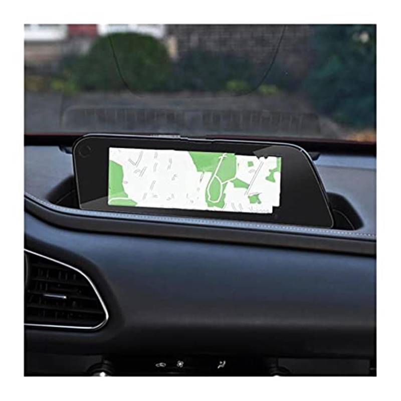 Yurefax Instrumenten-Displayschutz, for Mazda, for CX-30 2020 2021, Auto-Armaturenbrett-Membran, gehärtetes Glas, GPS-Navigationsbildschirm, Schutzfolie, gehärtetes Glas Displayschutz aus Glas von Yurefax