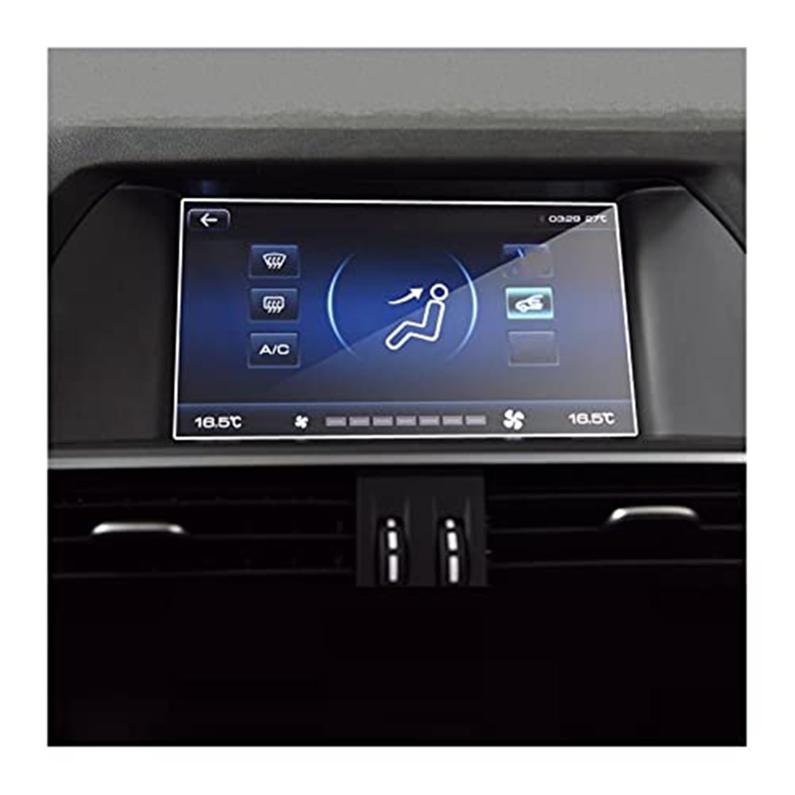 Yurefax Instrumenten-Displayschutzfolie, for Haval, for H6 2018 2019 2020, automatische 9H-Schutzfolie aus gehärtetem Glas, GPS-Navigation, Displayschutzfolie aus gehärtetem Glas Displayschutz aus Gla von Yurefax