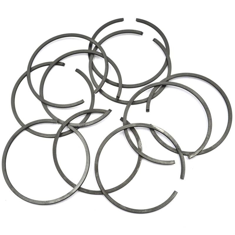 Yurefax Kolbenring for OLEO MAC, Sparta 36 37 38 40 44 233 435 735 934 935 Freischneider Strimmer Zylinder Kolben Druckfeder Rasenmäher-Kolbenring(100 PCS) von Yurefax