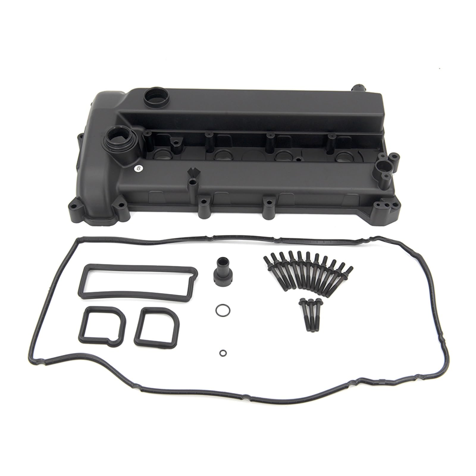 Yurefax OEM L3G6-10210-A Motor Zylinderkopf Ventildeckel Ventilkammer aus schwarzer Aluminiumlegierung, for MAZDA,6 2.0 Autozubehör Dichtung für die Motorabdeckung eines Autos von Yurefax