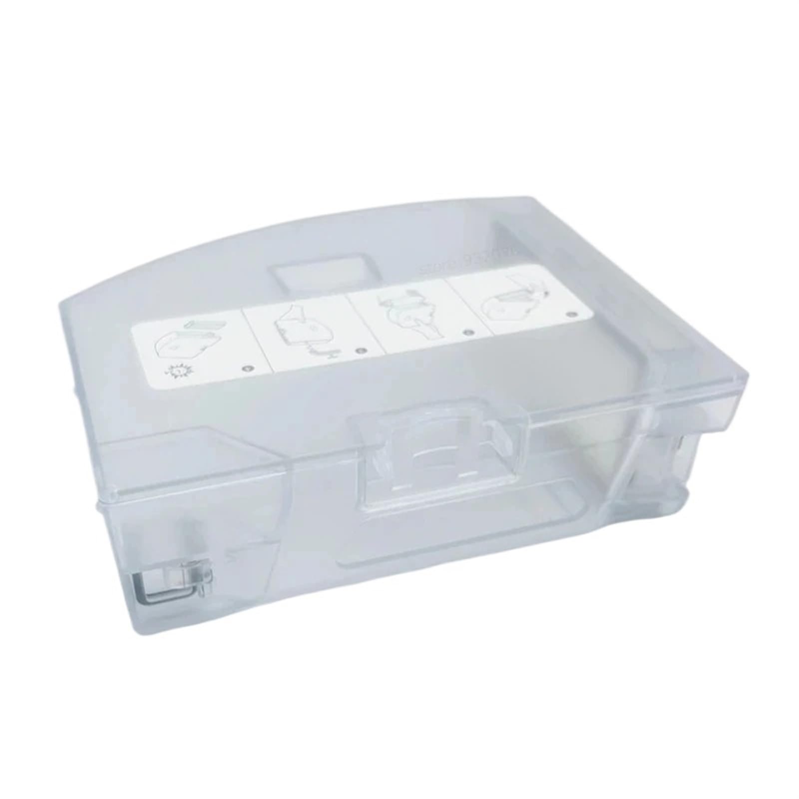 Yurefax for Roborock, Q7 Max Staubbox-Zubehör Q7 MAX+ Staubsauger Wischplatte Wischtablett 2-in-1 Mülleimer Wassertank Teile Staubbox für Staubsauger(Q7 Max Dustbin) von Yurefax