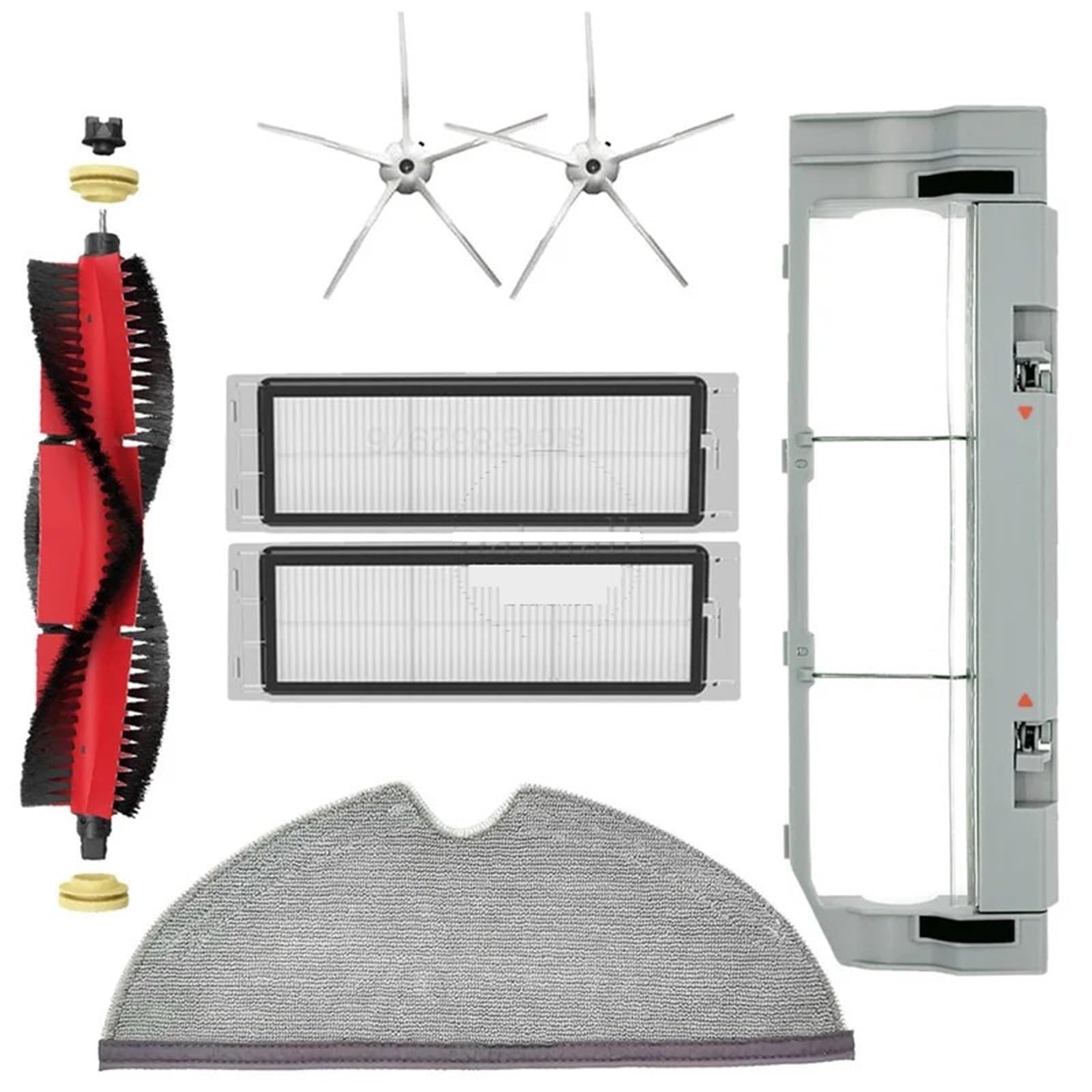 Yurefax for Xiaomi, for Roborock, S5 Max S6 S6 Maxv Zubehör Ersatzteile Staubsauger Ersatzset Rollenbürste HEPA-Filter Mopptuch Roboterstaubsauger(RD) von Yurefax