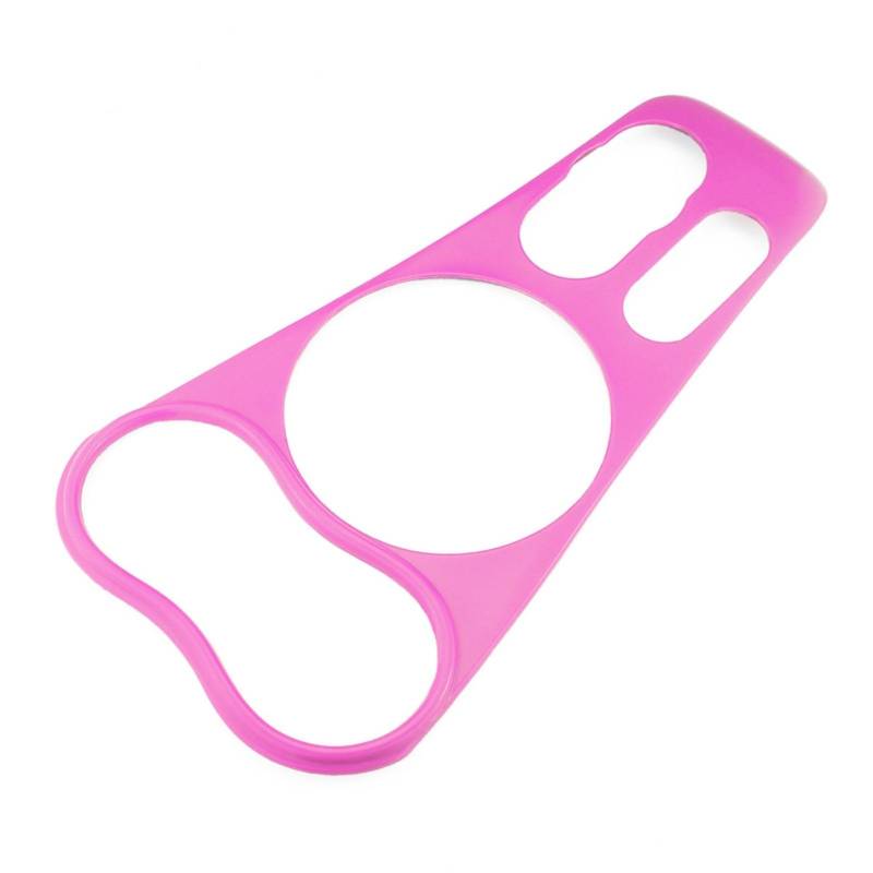 for Mini, Countryman F60, Kratzschutz-Aufkleber, F60-Schalttafelabdeckung der Mittelkonsole, Cooper F60-Autozubehör Interieurleisten(Pink) von Yurefax