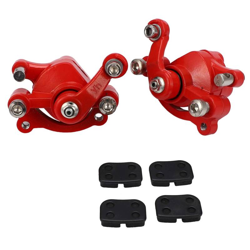 Yurhuit Vorne Hinten Scheiben Brems Sattel Pads für 43Cc 47Cc 49Cc Chinesische Mini Moto Kinder ATV Minimoto Dirt Tasche Fahrrad Gas Scooter von Yurhuit