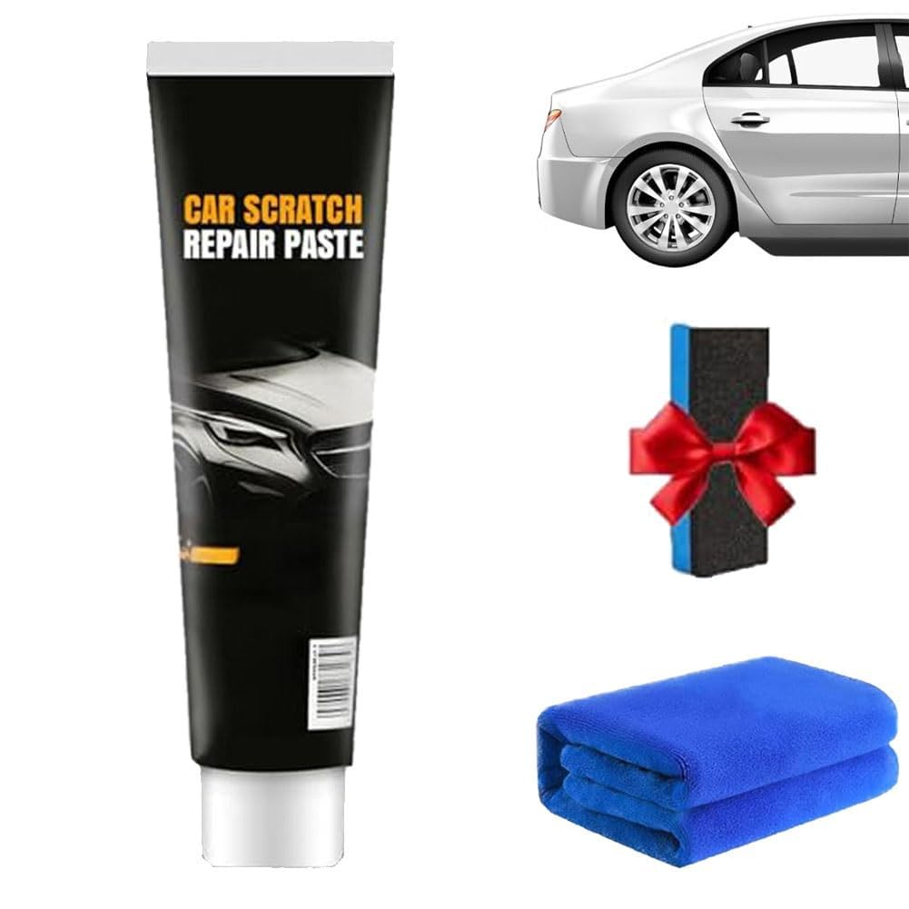 Car Scratch Repair Paste, Autokratzer-Reparaturpaste, Car Scratch Remover, Politur Auto Kratzer Entfernen, Auto-Kratzer-Reparaturmittel, Karosserie-Compound mit Polier-Schleifpaste (1 Stücke) von YuuFcy