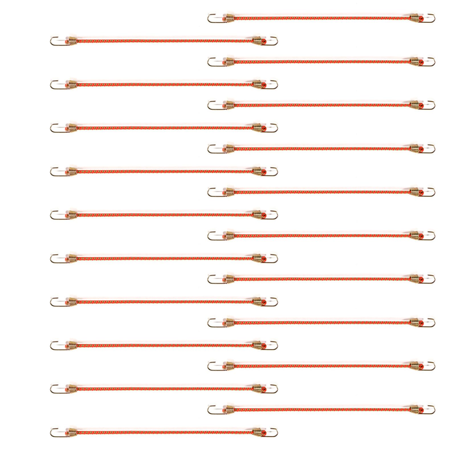 Gepäckgurt Bungee Kabelpackung Mit 20 Elastischen Gepäckkabel Elastic Bungee Gurt Mit Haken Zum Sicherungsgepäcklager von Ywmsfl