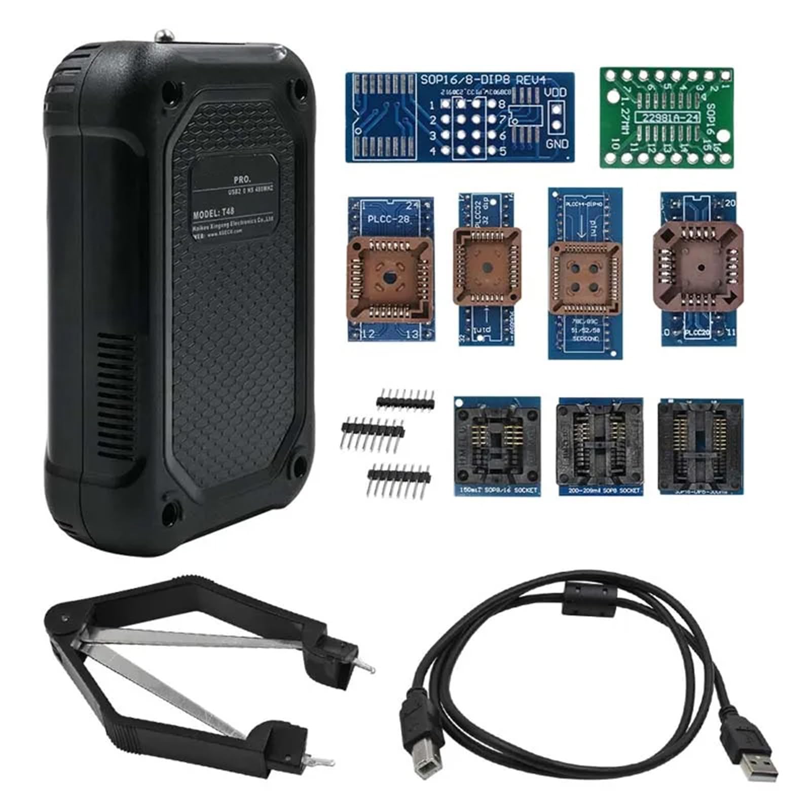 Ywmsfl Programmierer für EPROM SPI Nor mit fortschrittlichen IC-Tests und Hochgeschwindigkeitsprogrammierung 34000+ Chip TL866II TL866CS von Ywmsfl