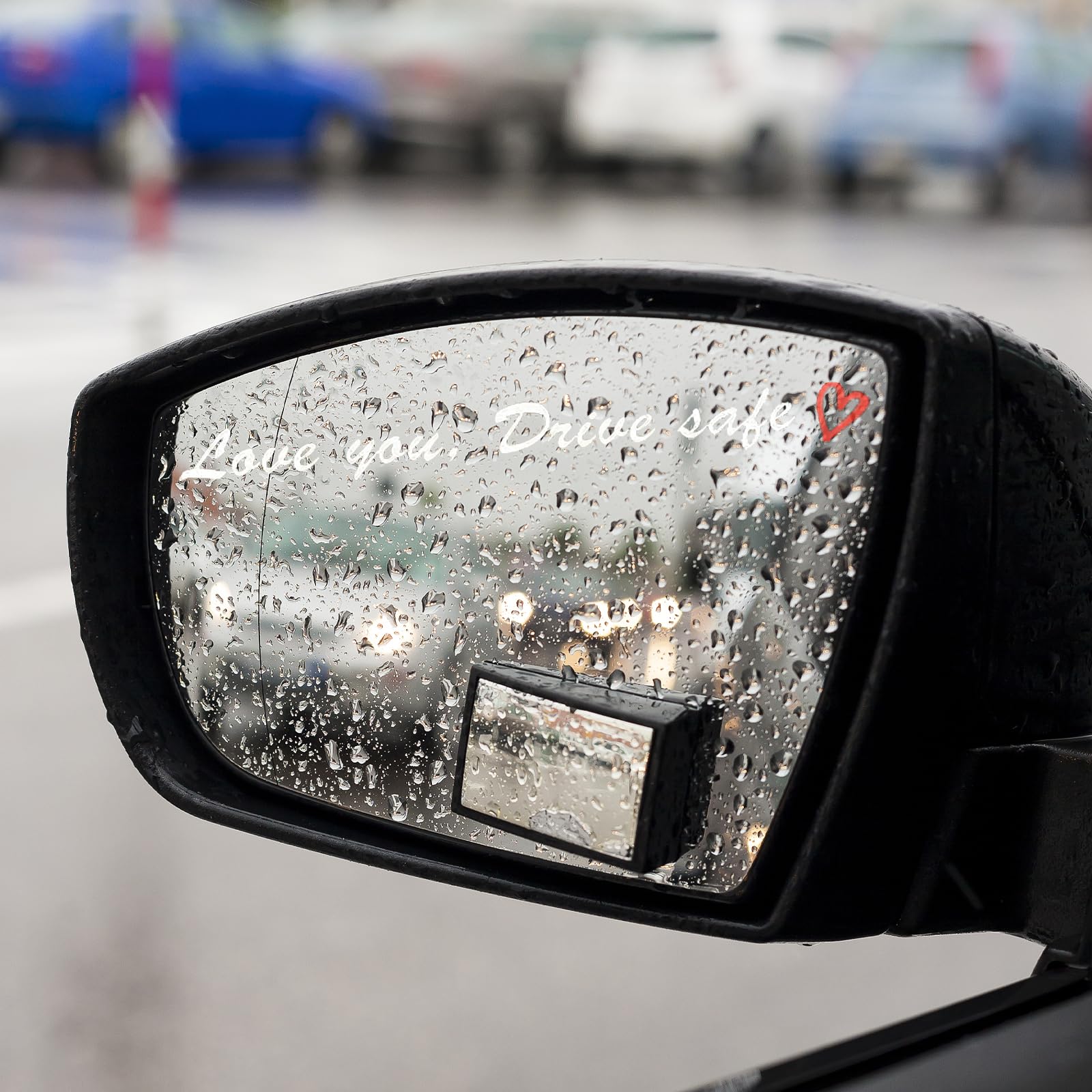 Ywmsfl Upgrades Rückblick Glas Plastik Aufkleber Autoaufkleber Liebe Fährt Sicher von Ywmsfl