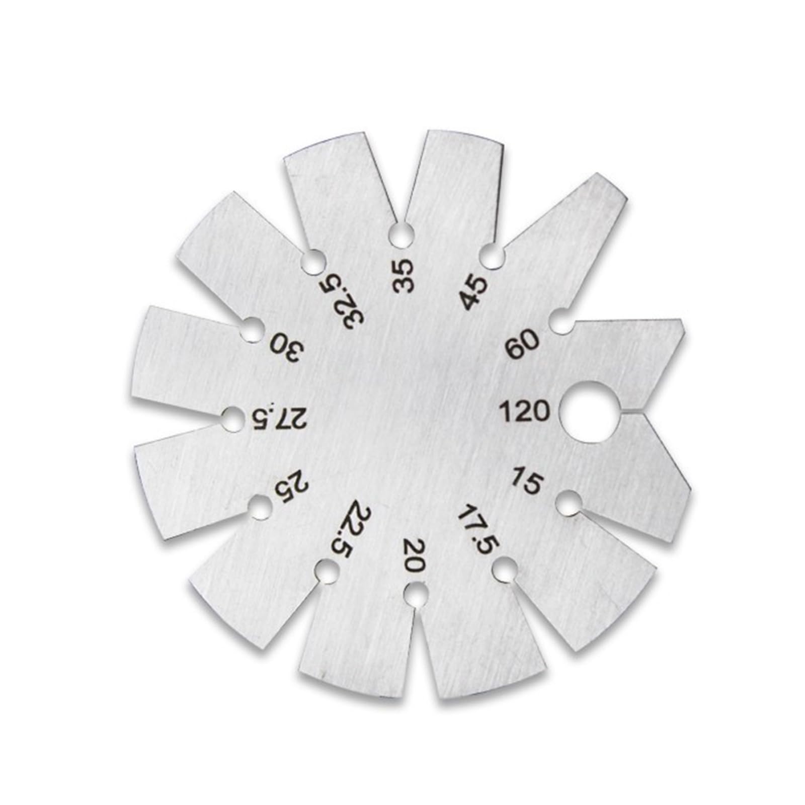 Ywmsfl Winkelanzeige Rostfreie Winkelmessinstrumentenwinkelmessung Messwerkzeug Template Metallbearbeitungsgewinde Fadenmessgeräte von Ywmsfl