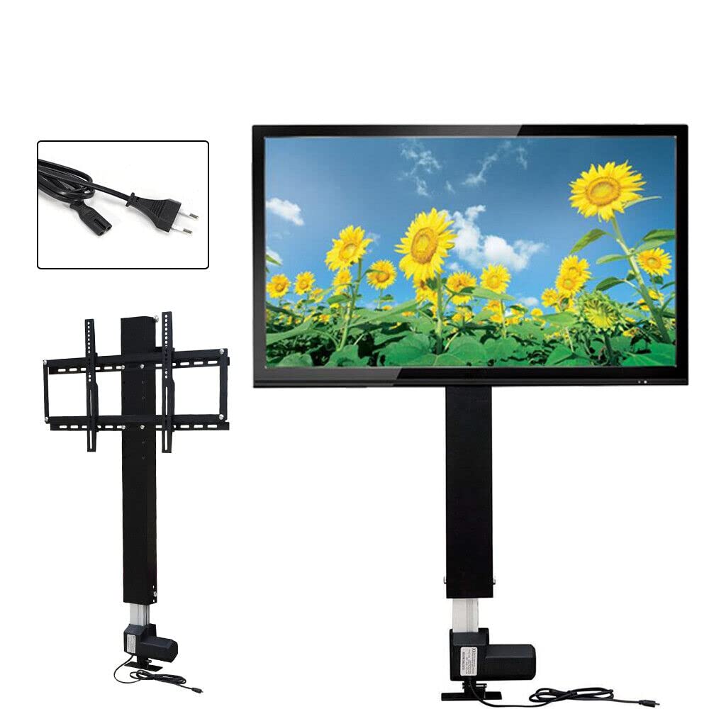 Electric Hebehalterung, 700mm Elektrisch LCD Motorisiert TV Lift Halterung, Mit Fernbedienung, Maximale Schubkraft 1000N/80KG, für 26"-57" TV von YyanLAK