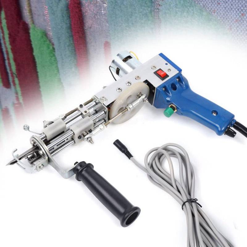 Elektrischer Teppich Tufting Gun, 220V Cut Pile Tufting Gun, 3000-5000RPM Einstellbare Geschwindigkeit Teppich Maschine, für Handwerk Teppich Kleidung DIY von YyanLAK