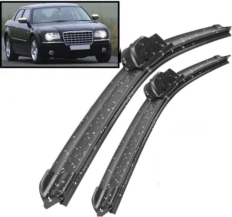 Yygjwyw Scheibenwischer für Chrysler 300C MK1 2005-2010 22"" 22"" ，Auto Scheibenwischer Vorne Und Hinten Vorne Und Hinten Wischerblätter Set Teile Ersatzwischblätter von Yygjwyw