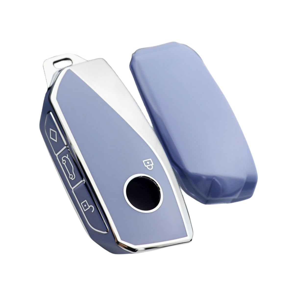 【4 Farben】 Z.MYUKI Schlüsselhülle mit Schlüsselanhänger für BMW X1 U11 2022 2023 Zubehör Key Cover (Blau) von Z.MYUKI