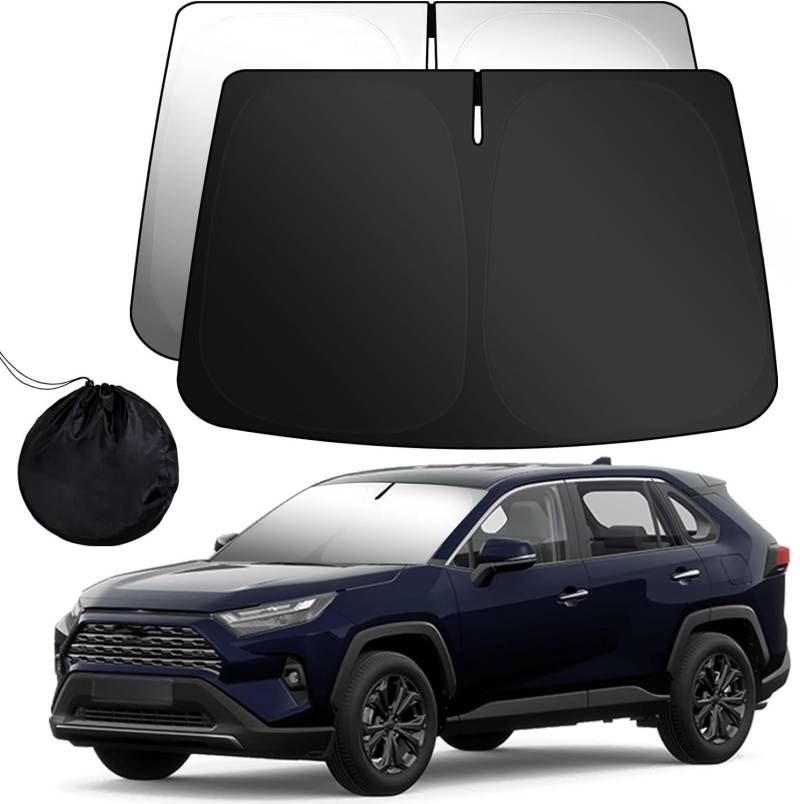 【Z.MYUKI】 Auto Sonnenschutz Windschutzscheibe für Mitsubishi Space Star 2020-2023 2024 Zubehör Sonnenblende Frontscheibe von Z.MYUKI