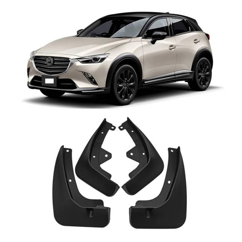 【Z.MYUKI】CX-3 Schmutzfänger Guards für Mazda CX3 2016-2022 Spritzlappen Zubehör Spritzschutz (4 Stück) von Z.MYUKI