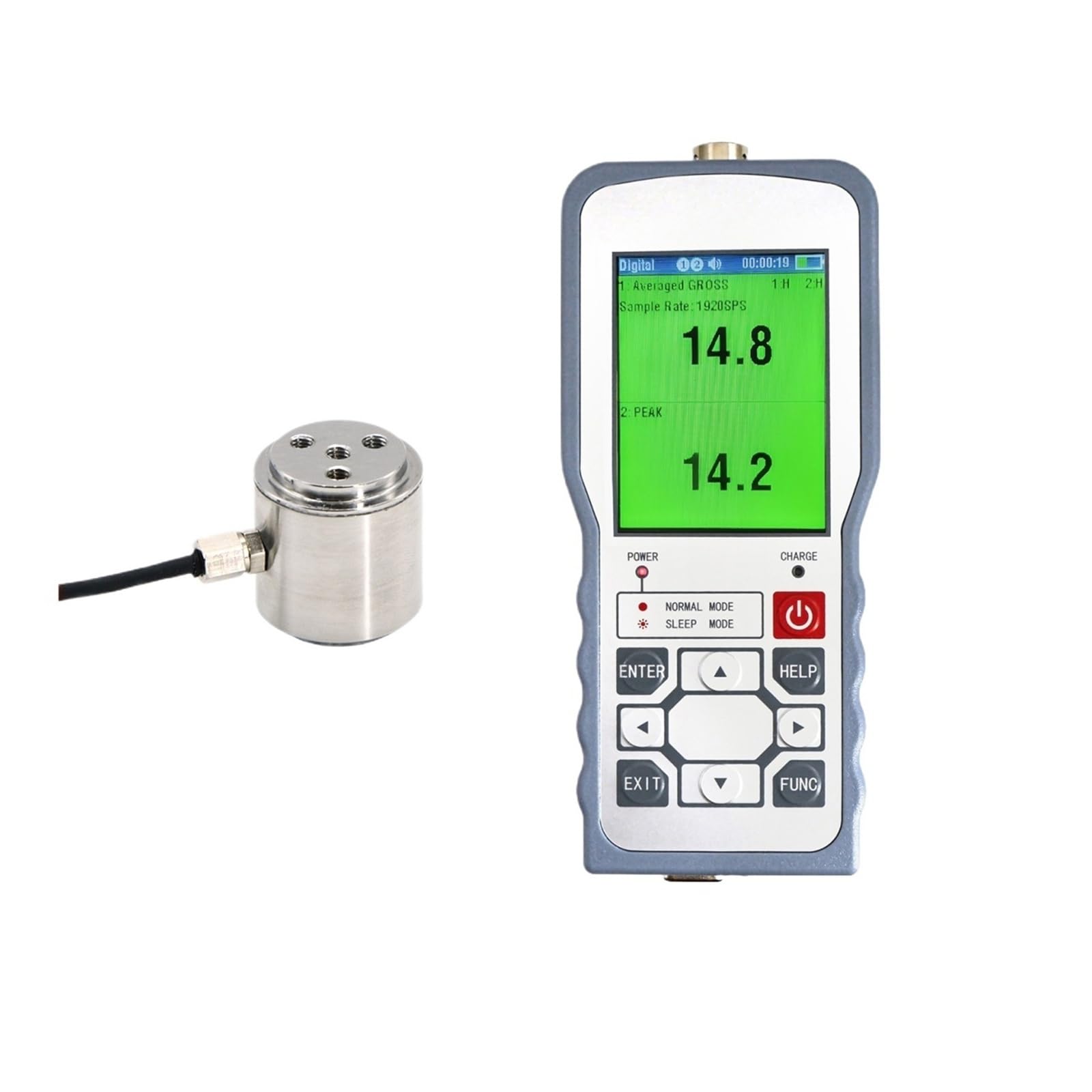 Handheld instrument+Load cell sensor, column test, compression force, weight sensor, adaptable capacity HX711, 0-200kg, Φ20mm(10kg) von Z3LYA9