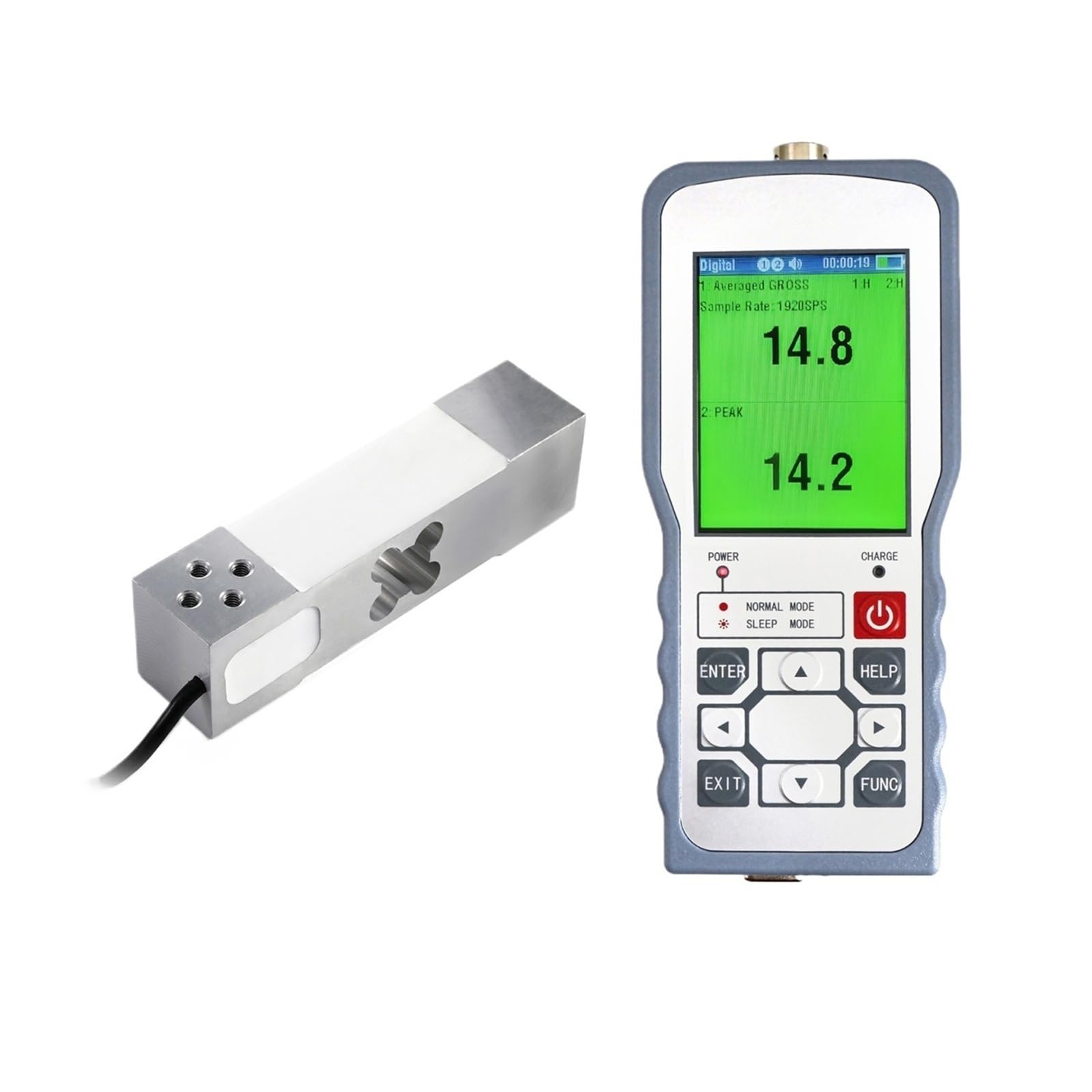 Handheld instrument +single point Load cell, cantilever shear beam loading electronic Force Weight Pressure 100kg200kg350kg(350kg) von Z3LYA9