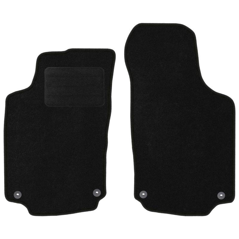 Automatten Veloursmatten Schwarz Textilmatten kompatibel mit Opel Tigra II TwinTop 2004-2009 von Z4L