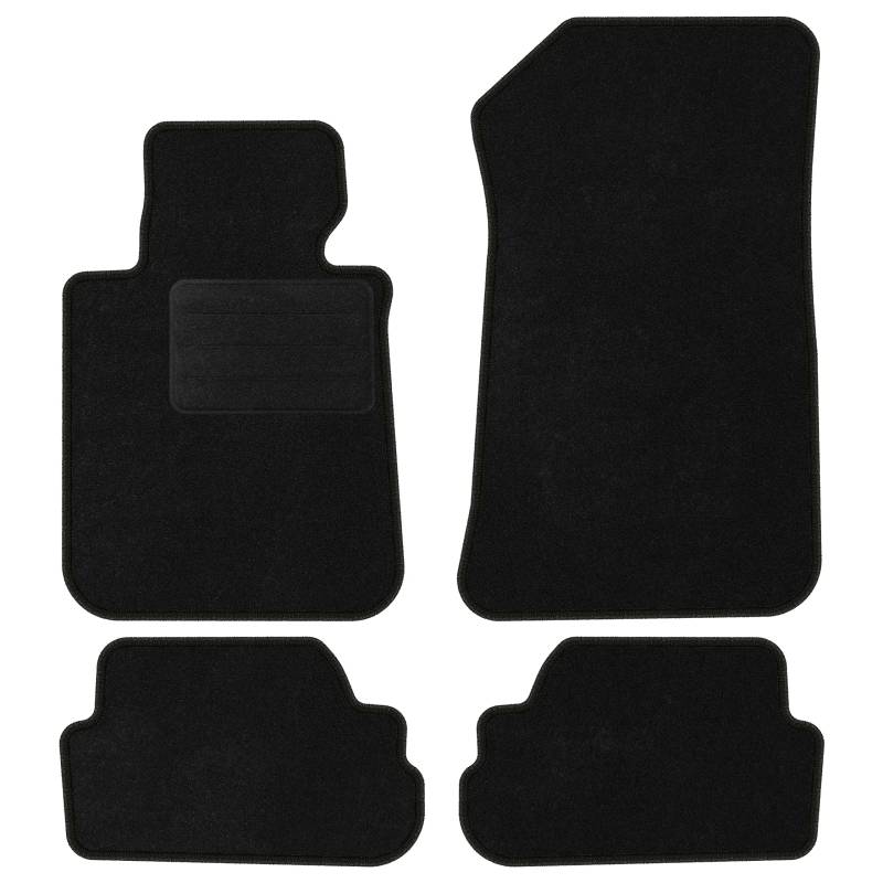 Ideal angepasst Velourmatten Automatten CARMATS passend für BMW 1 E88 Cabrio 2007-2013 von Z4L