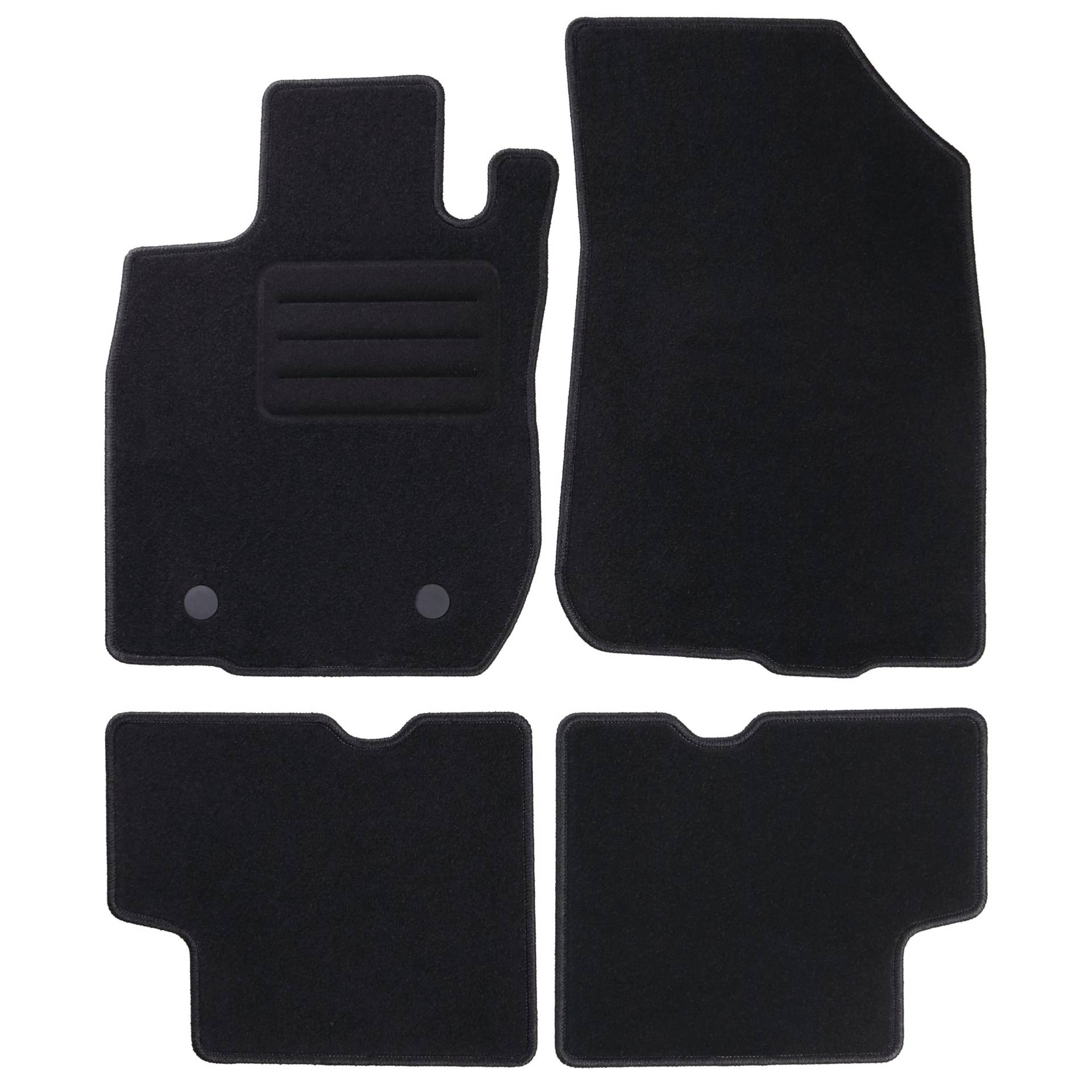 Ideal angepasst Velourmatten Automatten CARMATS passend für Dacia Duster 2010-2014 von Z4L