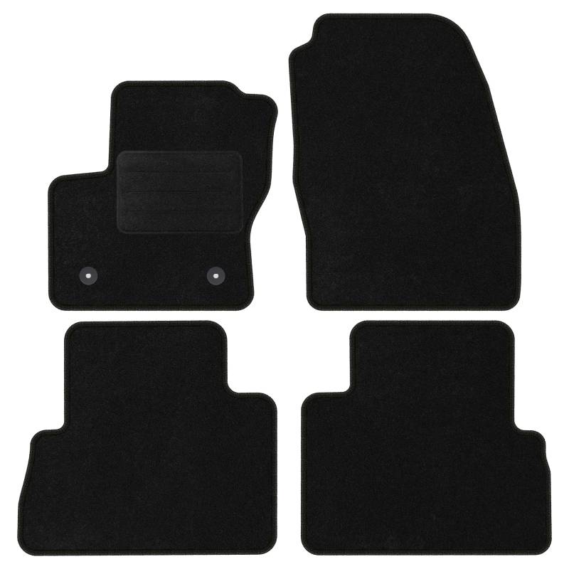 Ideal angepasst Velourmatten Automatten CARMATS passend für Ford C-Max II 2015-2019 von Z4L