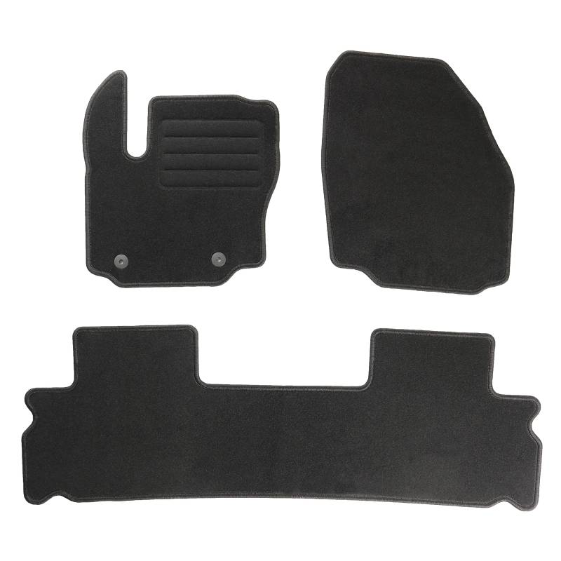 Ideal angepasst Velourmatten Automatten CARMATS passend für Ford Galaxy II 2012-2015 von Z4L