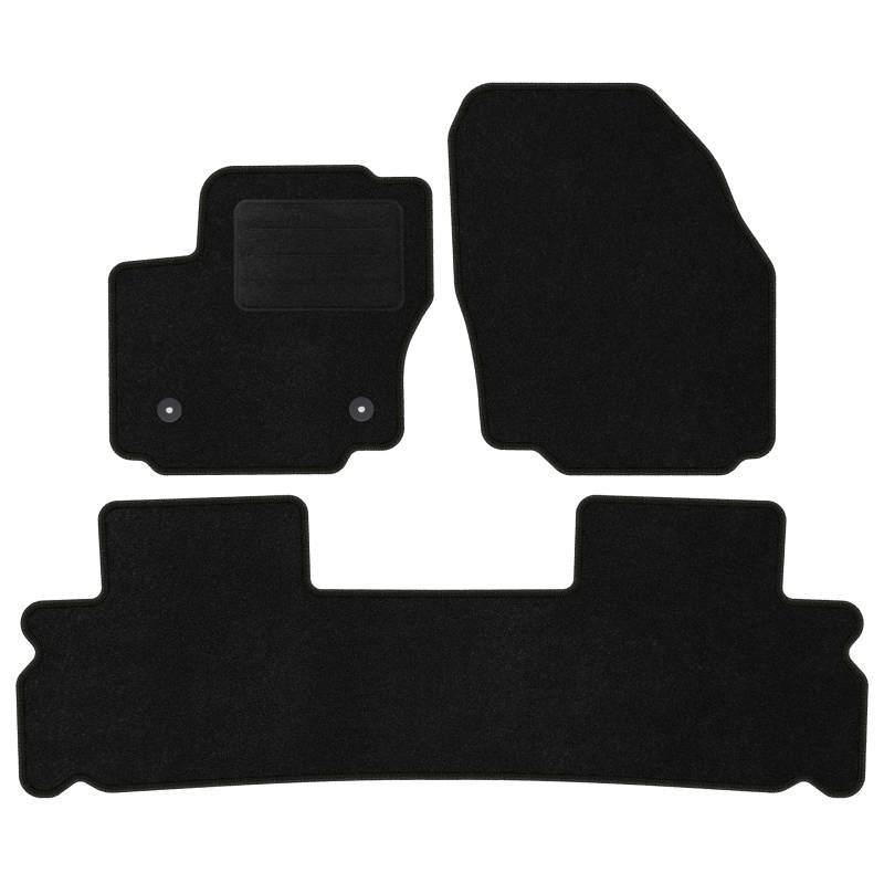 Ideal angepasst Velourmatten Automatten CARMATS passend für Ford S-Max 2012-2015 von Z4L