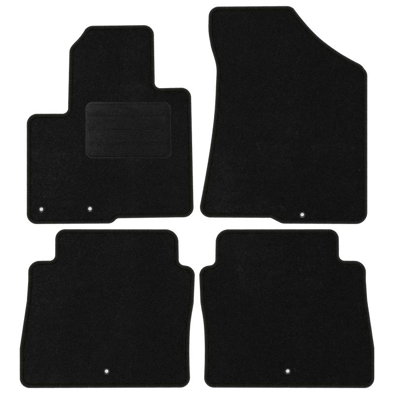 Ideal angepasst Velourmatten Automatten CARMATS passend für Hyundai Santa Fe II 2010-2012 von Z4L