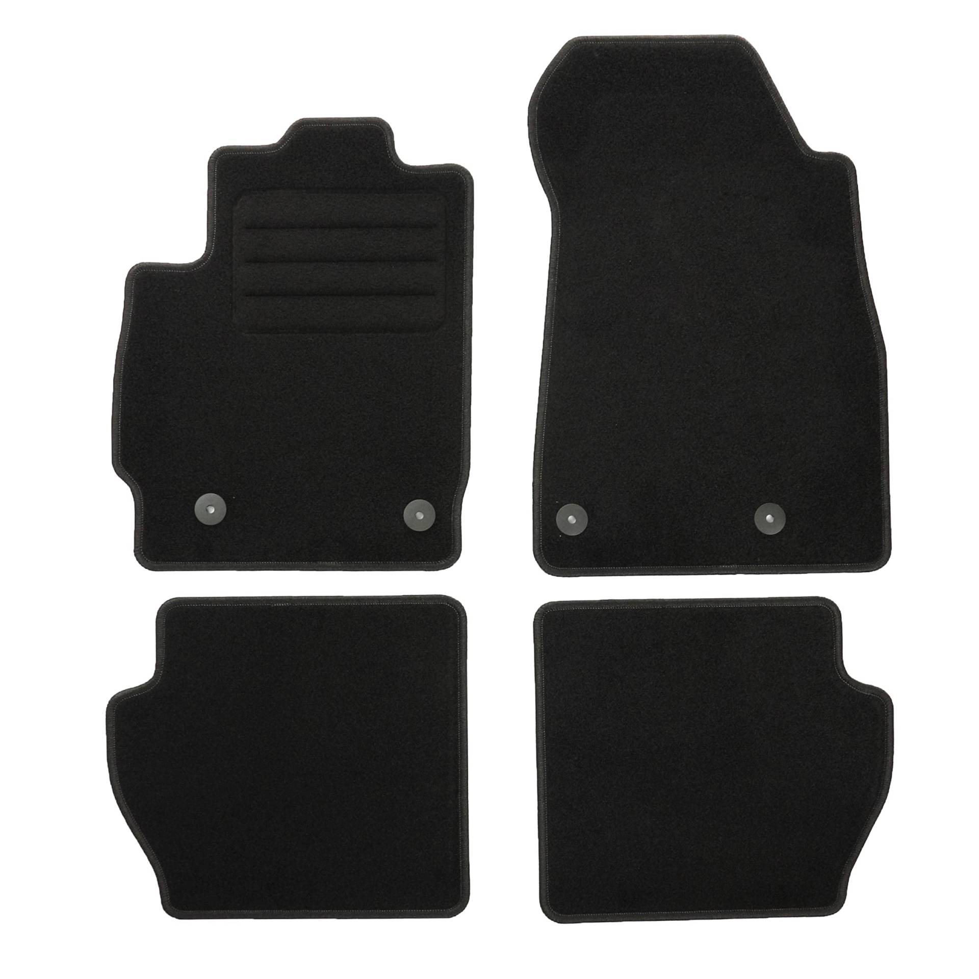 Ideal angepasst Velourmatten Automatten CARMATS passend für Mazda 2 II 2007-2014 von Z4L