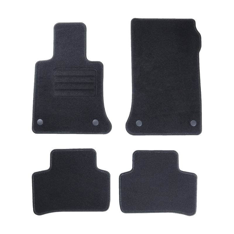 Ideal angepasst Velourmatten Automatten CARMATS passend für Mercedes-Benz GLK-Klasa X204 2008-2015 von Z4L