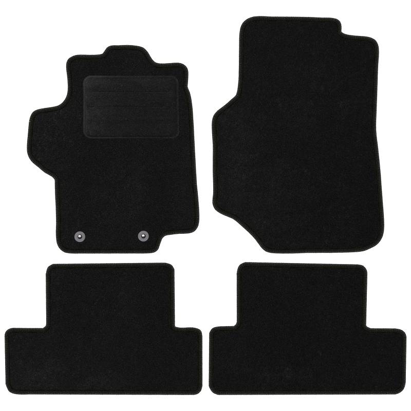 Ideal angepasst Velourmatten Automatten CARMATS passend für Peugeot 1007 2005-2009 von Z4L