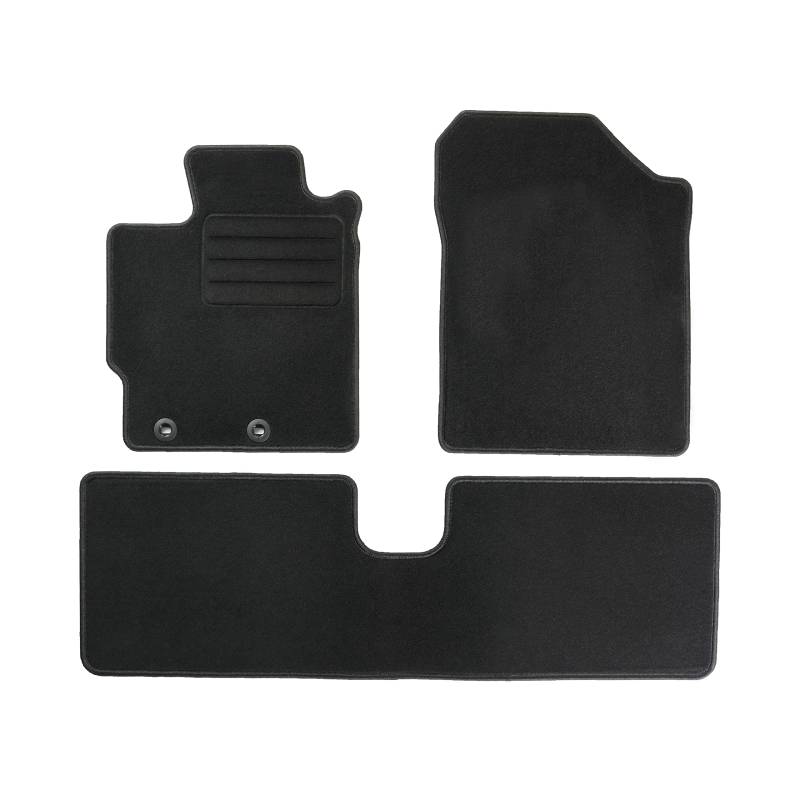 Ideal angepasst Velourmatten Automatten CARMATS passend für Toyota Yaris III 2011-2014 von Z4L