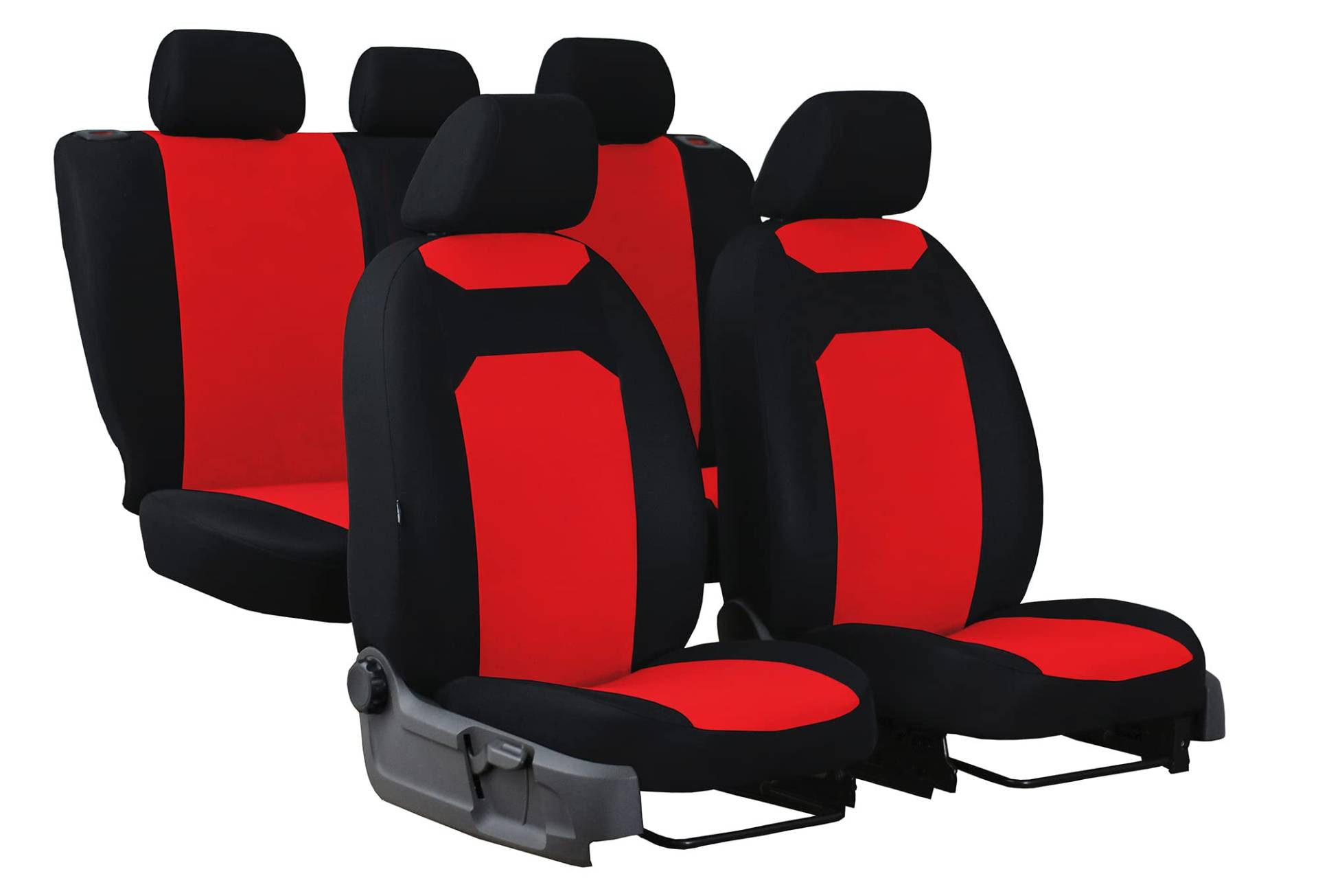 Z4L Autositzbezüge Stitzbezüge geeignet für Audi Q5 - Sitzbezüge Universell - Rot von Z4L
