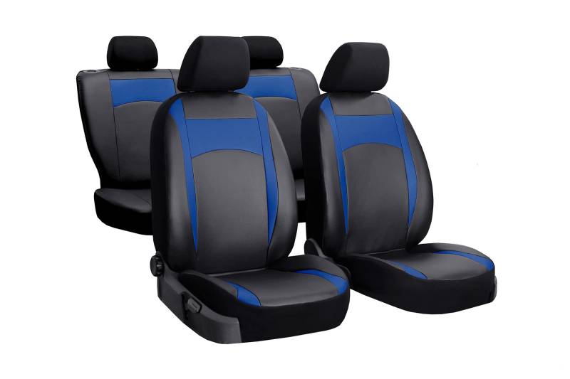 Z4L Autositzbezüge Stitzbezüge geeignet für FIAT Fiorino - Sitzbezüge Universell - Blau von Z4L
