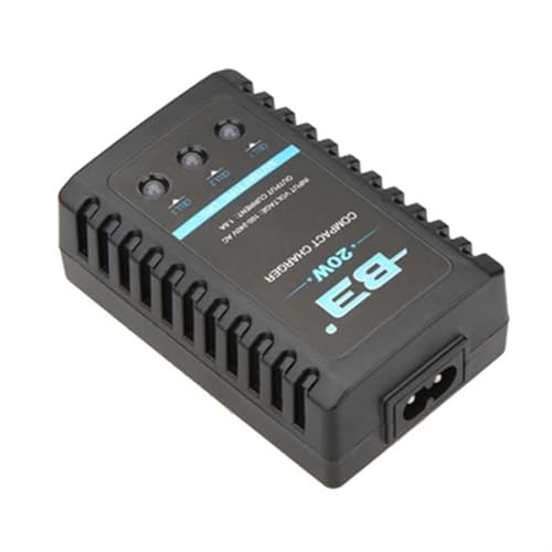 Autobatterie LadegeräT,Kfz LadegeräT Kompaktes Balance-Ladegerät für 2S 3S 7,4V 11.1V Lithiumbatterie Airsoft Gun Battery Langzeitadapter(2) von ZACUNXY