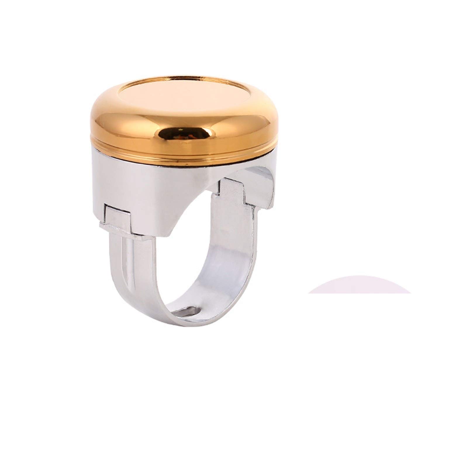 Lenkradknauf，Lenkknauf Auto Lenkrad Spinner Regler Macht Griff Kugelhandsteuerung Ball Booster-Rad-Stärkungs Auto Spinner-Drehknopf-Kugel Goldene(Luxury Gold) von ZACUNXY