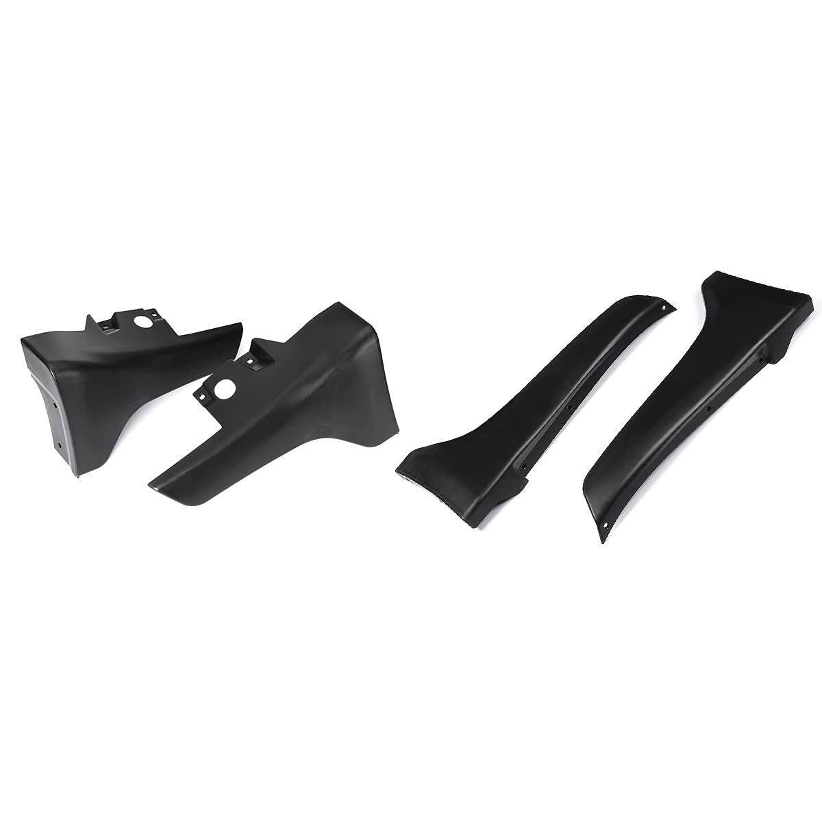 SchmutzfäNger Auto，SchmutzfäNger LKW 4 stücke Schlamm fit benutzung für kleidungswächter vorne und hintere Auto Fender Splash Guards mud flocken butterlippe schutzschutz schützen(Front and Rear) von ZACUNXY