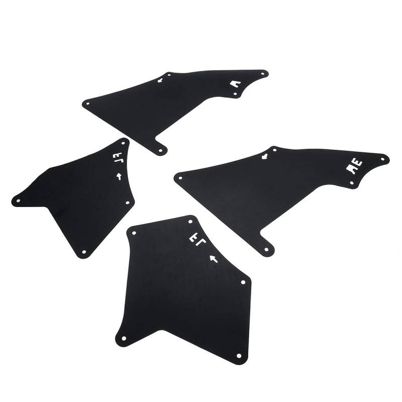 SchmutzfäNger Auto，SchmutzfäNger LKW 4pcs Front Rear Car Schmutzfängern fit verwendung for Toyota Land Cruiser Prado 2003-09 Spritzschutz Schmutzfänger Kotflügel Fender von ZACUNXY