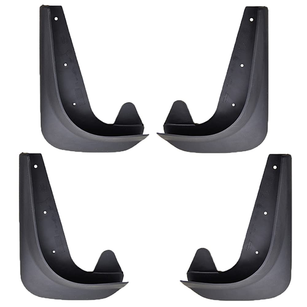 SchmutzfäNger Auto，SchmutzfäNger Lkw Universal Einzelhandel Mud-Schlammklappen Fit Fuhren für Klappen Splash Guards Mordguards Auto Van SUV Limousinenlatch Rad Fender Vorderseite hinten(4x-Simple Pack von ZACUNXY