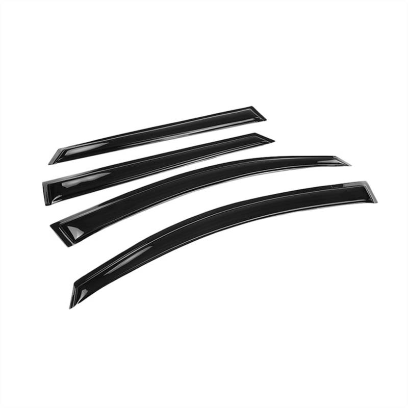 Windabweiser Autofenster，Windabweiser 4 STÜCK Autofenster-Deflektor-Visier for Volkswagen Schatten Sun Guard Passend für Touran 2006-2015 Universal Water Proof Autozubehör von ZACUNXY