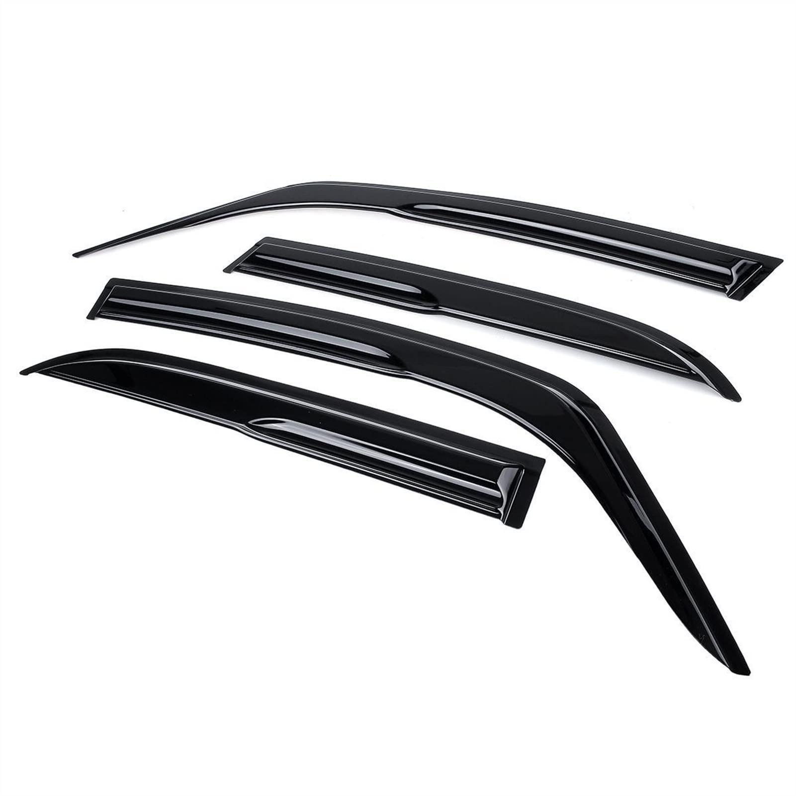 Windabweiser Autofenster，Windabweiser 4X Autofenster Visiere Sun Rain Protector Guard Vent Wind Visier Sonnenschirm Passend für Suzuki SX4. Hatchback 5door 2007 2008 2009 2010-2012 von ZACUNXY