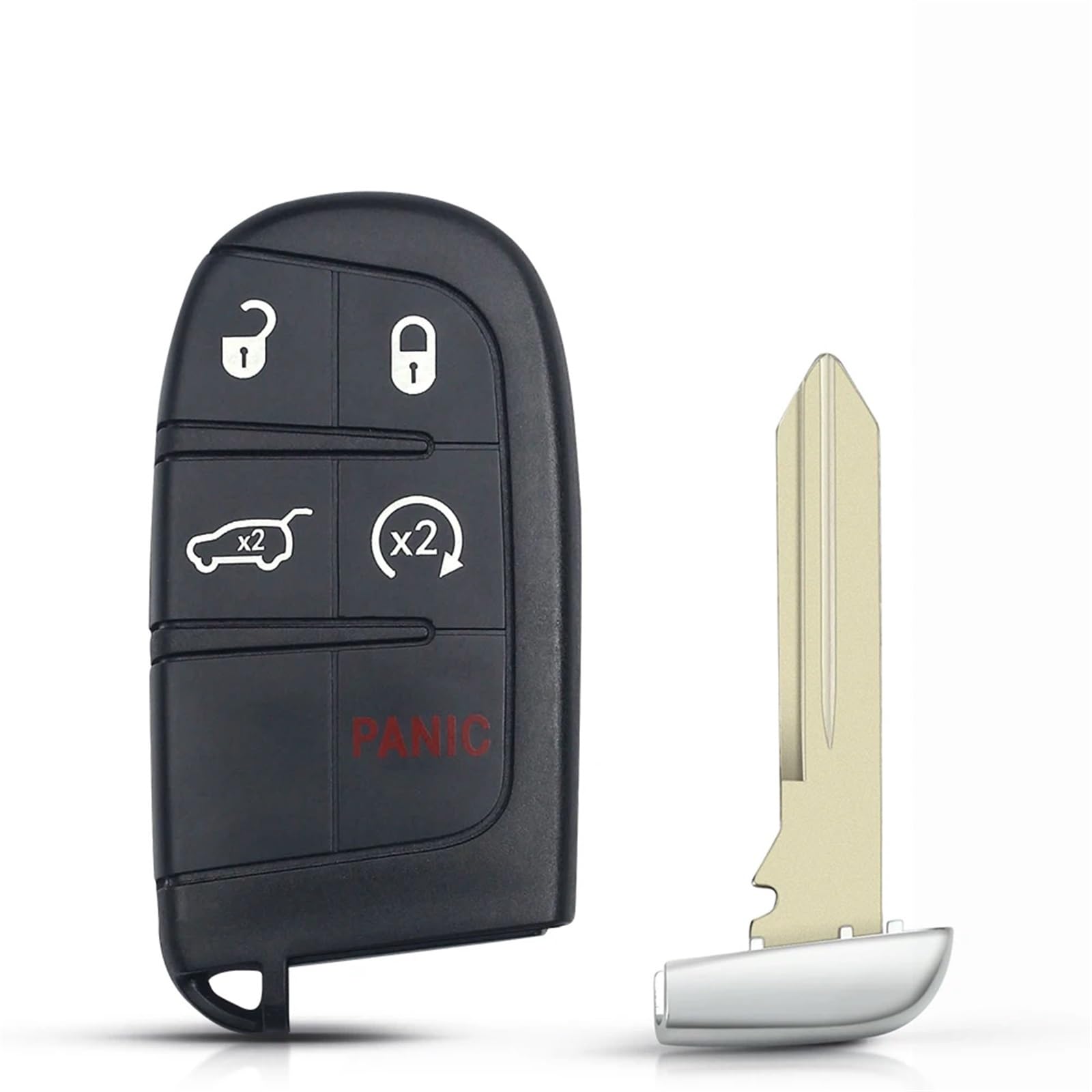 ZAEBOTDAL 2/3/4/5 Tasten Smart Remote Key Shell Kompatibel Mit J&e&ep Für R&ene&Gade Für Compass Autoschlüsselgehäuse(11) von ZAEBOTDAL