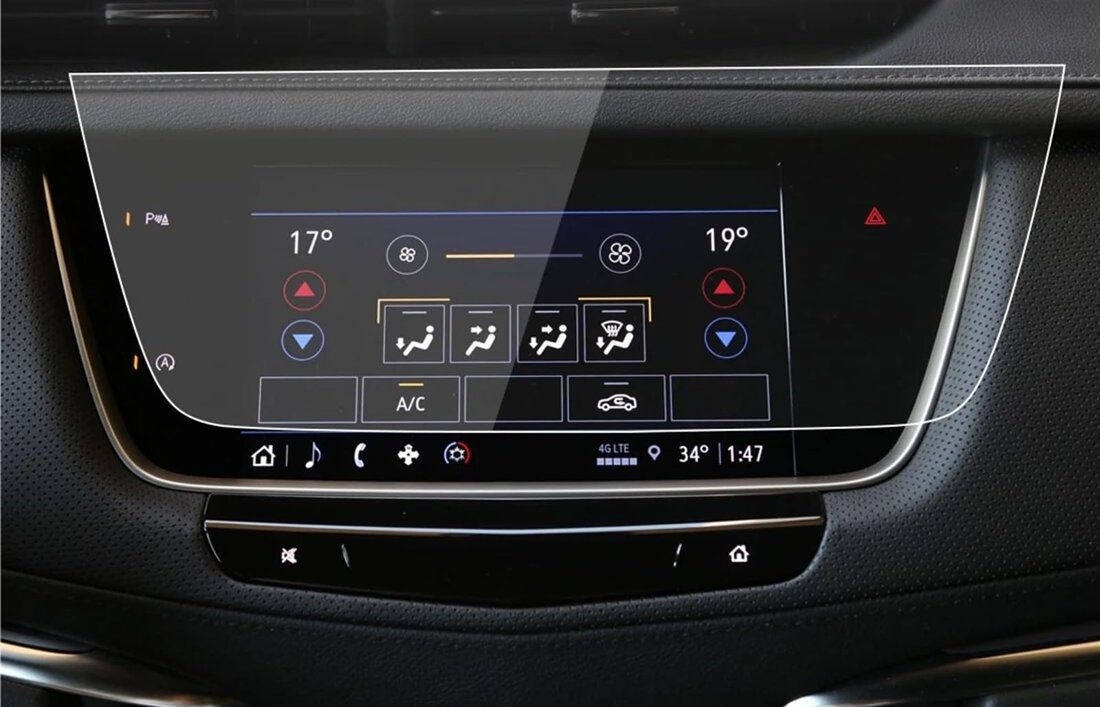 ZAEBOTDAL Auto-Navigationsfilm Kompatibel Mit Cadillac Für XT5 2016 2019, Autozubehör, Carplay-Displayschutzfolie, Displayschutzfolie, Navigation von ZAEBOTDAL