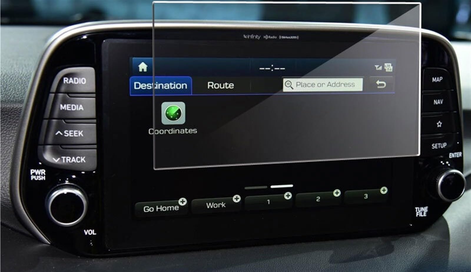 ZAEBOTDAL Auto-Navigationsfilm Kompatibel Mit Hyundai Für Tucson 2019, Auto-Navigation, LCD-Display-Schutzfolie, Armaturenbrett-Schutz(0) von ZAEBOTDAL