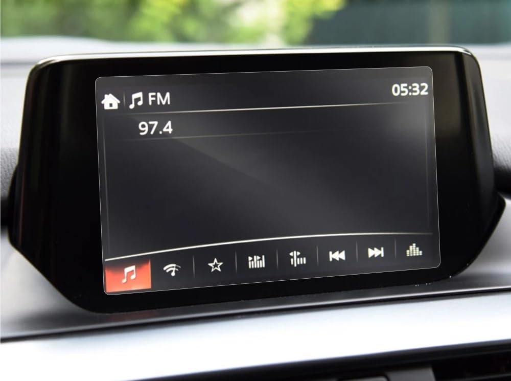 ZAEBOTDAL Auto-Navigationsfilm Kompatibel mit Mazda Für 6 Atenza Interior 2014–2021, Auto-GPS-Navigation, Gehärtetes Glas, Schutzfolie, Schützender Bildschirm, Auto-Zubehör(2) von ZAEBOTDAL