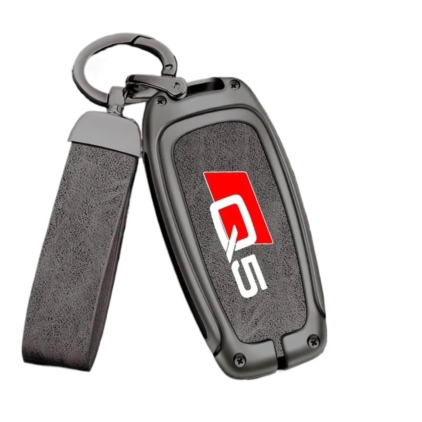 ZAEBOTDAL Zinklegierung Auto Smart Remote Key Case Cover Halter Shell Protector Control Key Bag Schlüsselanhänger Kompatibel Mit A&u&di Für Q5 Autoschlüsselgehäuse(2) von ZAEBOTDAL