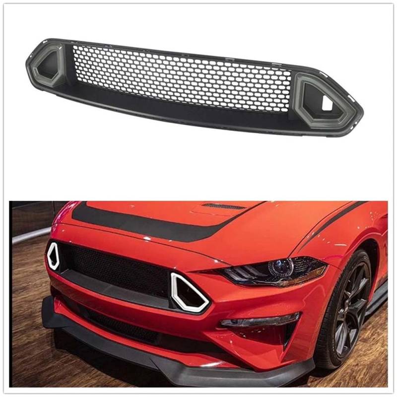 Auto Front Kühlergrille, für Ford Mustang 2018-2022 RTR Style Sport Stil Kühlergrill, Auto Lufteinlassgitter, Styling Zubehör von ZAFONI